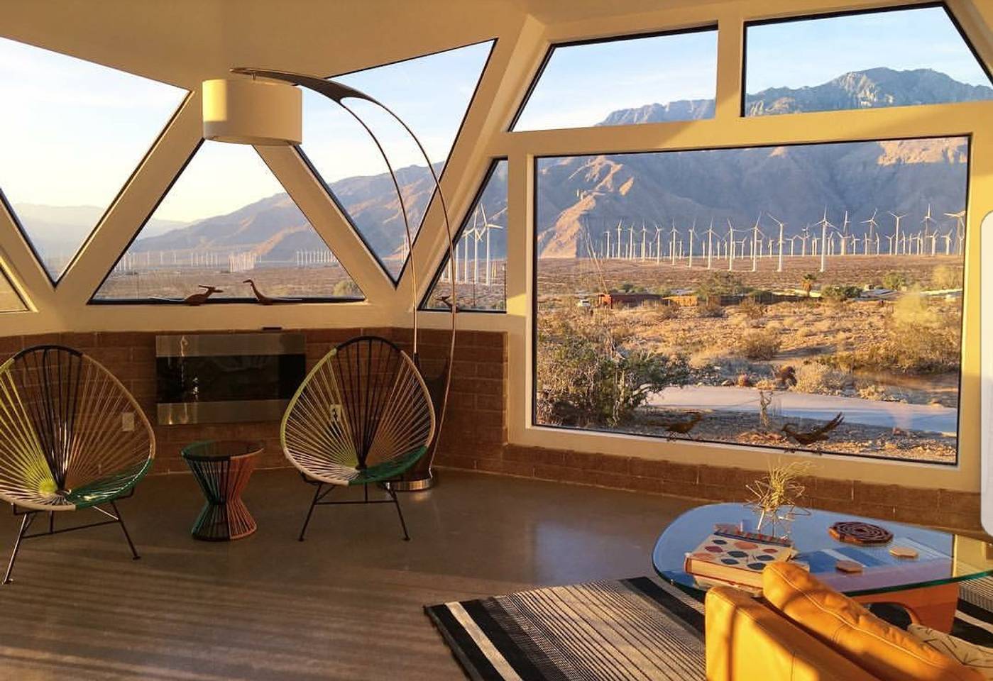 stunning glass dome home with desert views airbnb