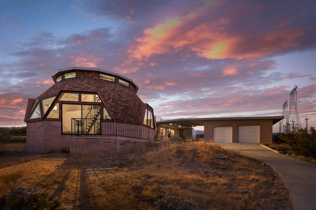 stunning glass dome home with desert views airbnb