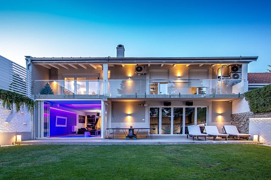 luxury party villa airbnb belgrade