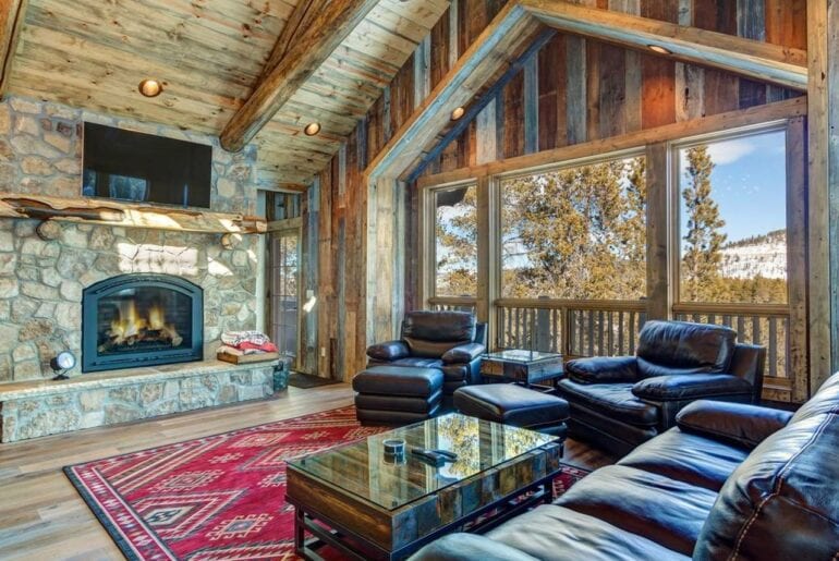 breckenridge airbnb chalet with hot tub