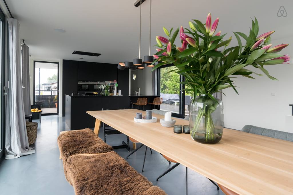 large houseboat near center of amsterdam airbnb