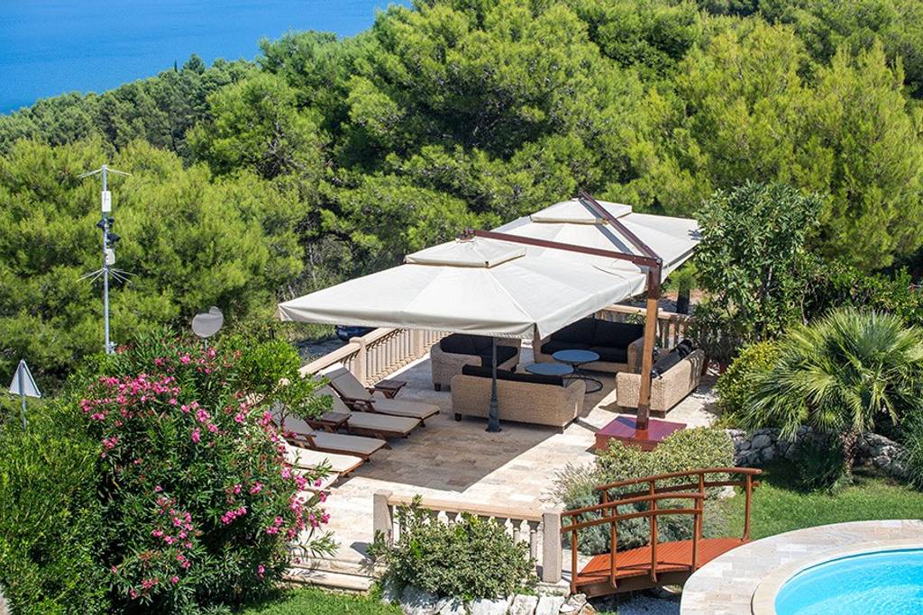 tropical villa with pool in croatia from airbnb