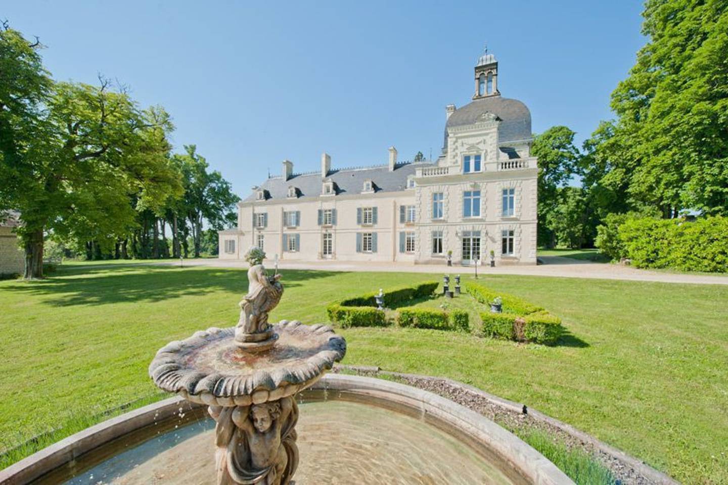 stunning french chateau on beautiful estate 