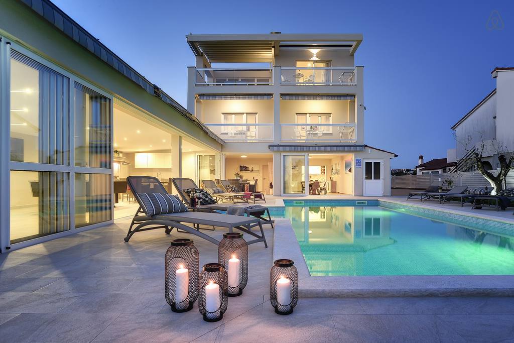 contemporary villa airbnb croatia
