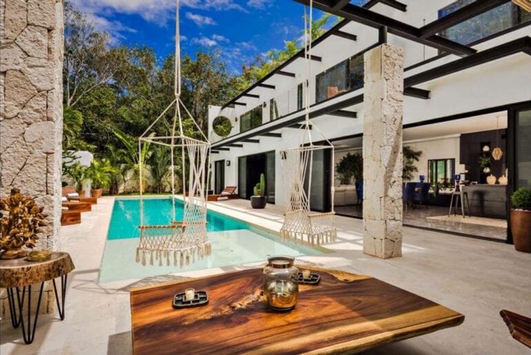 luxury airbnb villa in tulum