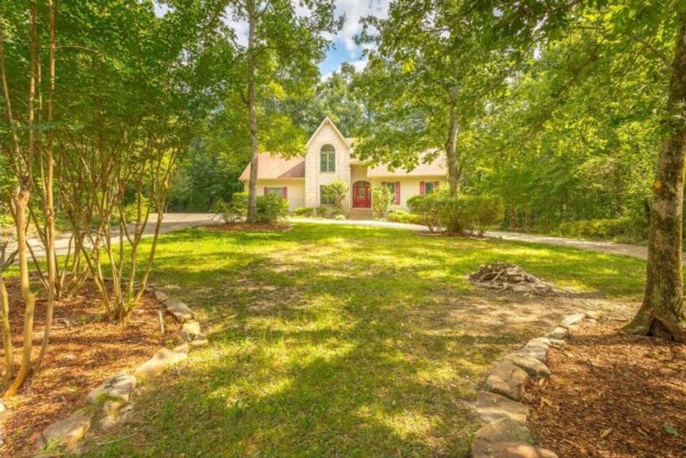 country home on private land